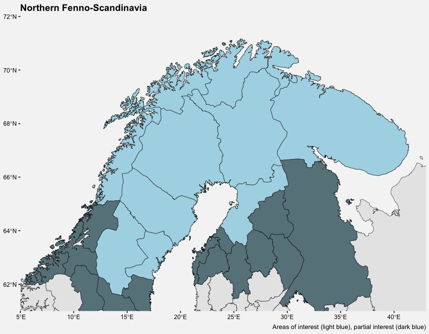 Map of the Region